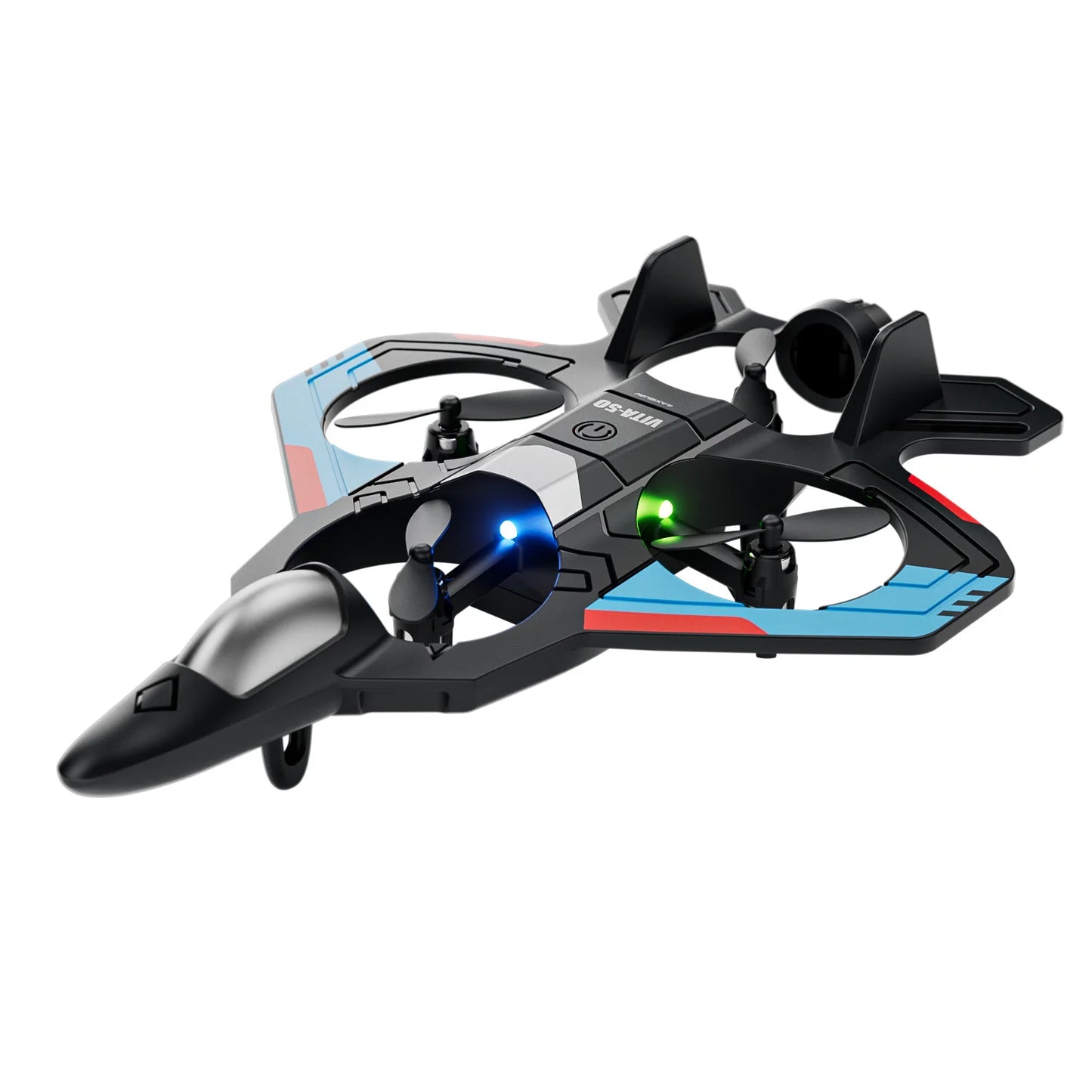 V50 RC Plane 2.4G Remote Control Aircraft 360° Stunt Helicopter Glider with Light Fighter Airplane Toy for Boys Children Gifts