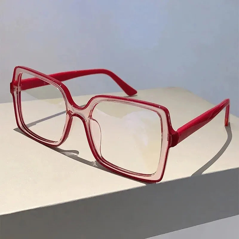 The New Style Retro Box Personality Bump Color Anti-blue Optical Glasses
