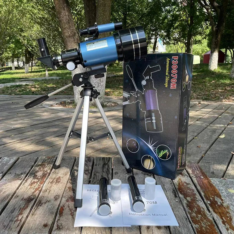 Astronomical Telescope 30070 with Finder Mirror HD High Magnification Entry Using Astronomical Stargazing View Large F30070