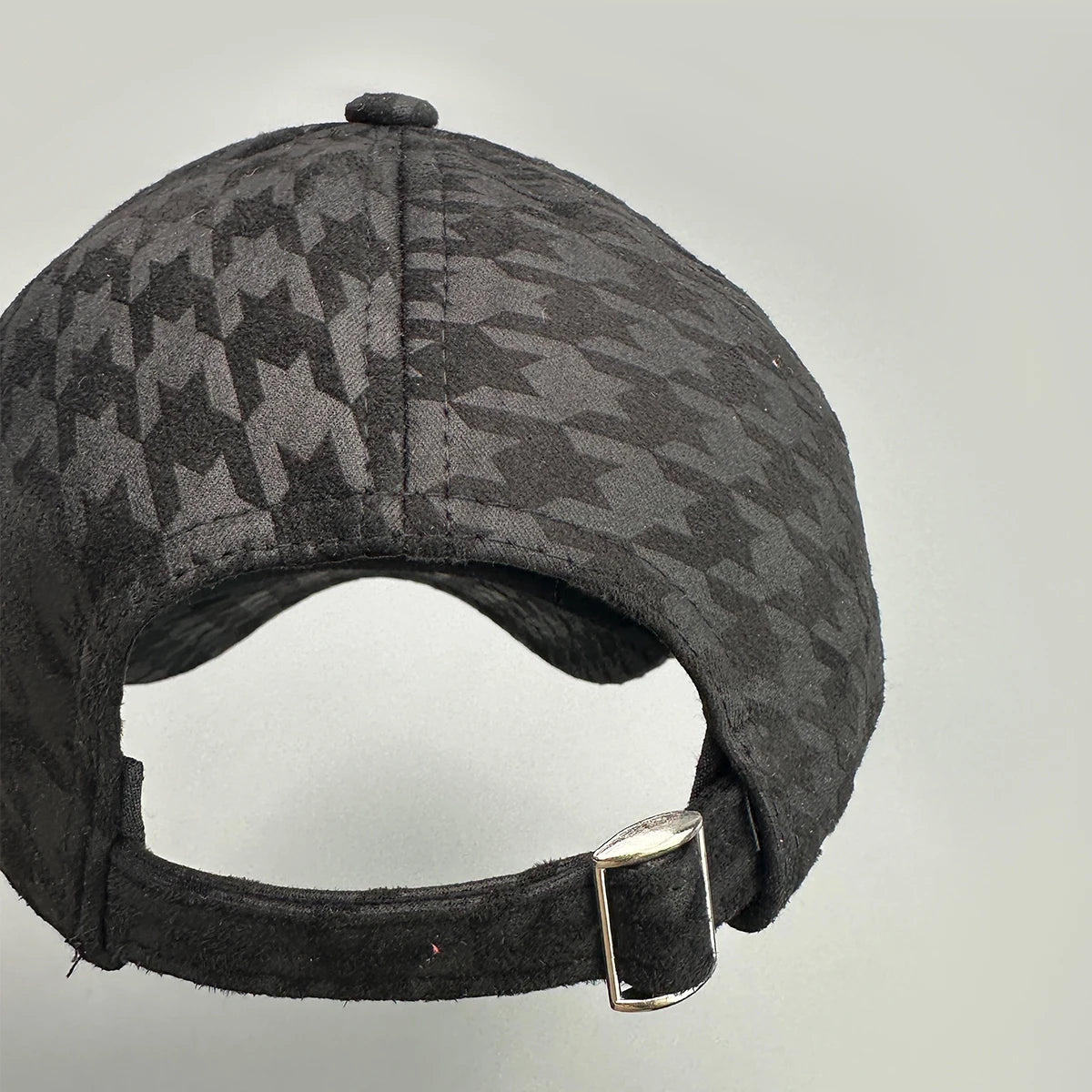 Classical Retro Houndstooth Baseball Hats New Unisex Sunshade Color Block Breathable Leather Versatile ins Fashion Peaked Caps