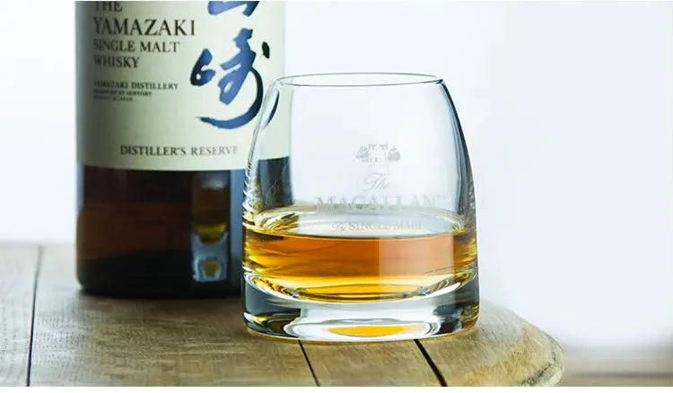 Macallan Exclusive Single Malt Whiskey Glass Crystal Wine Tumbler Vodka Cognac Brandy Snifter Gather Together Mouth Tasting Cup