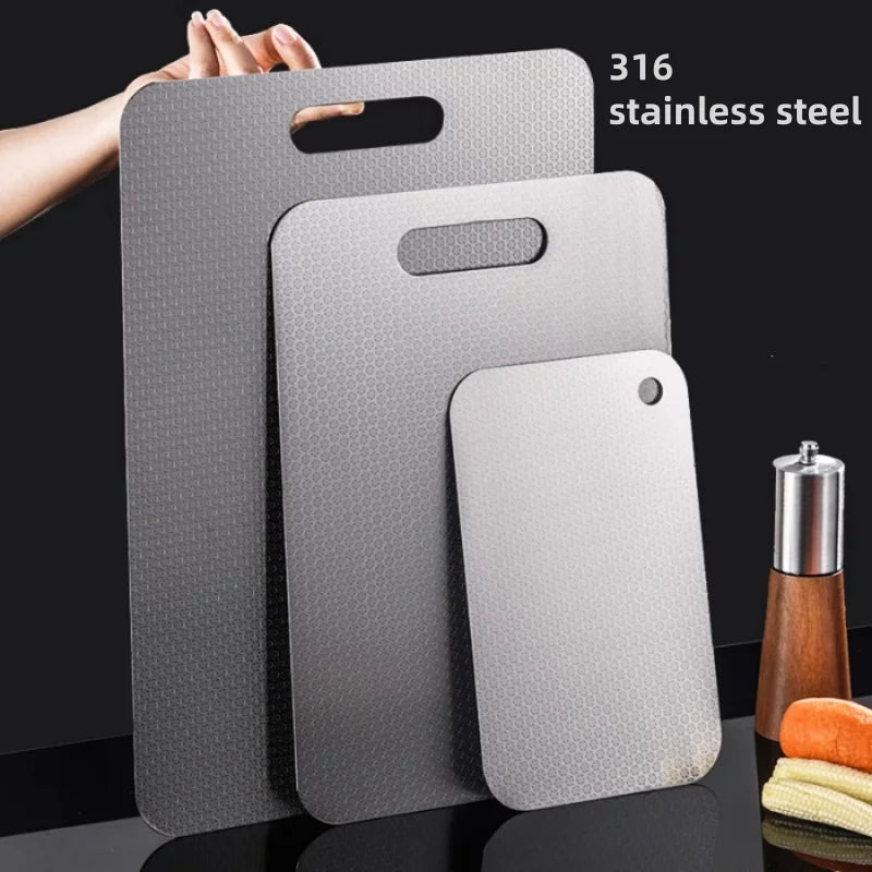 316 Stainless Steel Beehive Double-sided Thickened Cutting Board Antibacterial Mildew-proof Kneading Dough Board Cutting Board