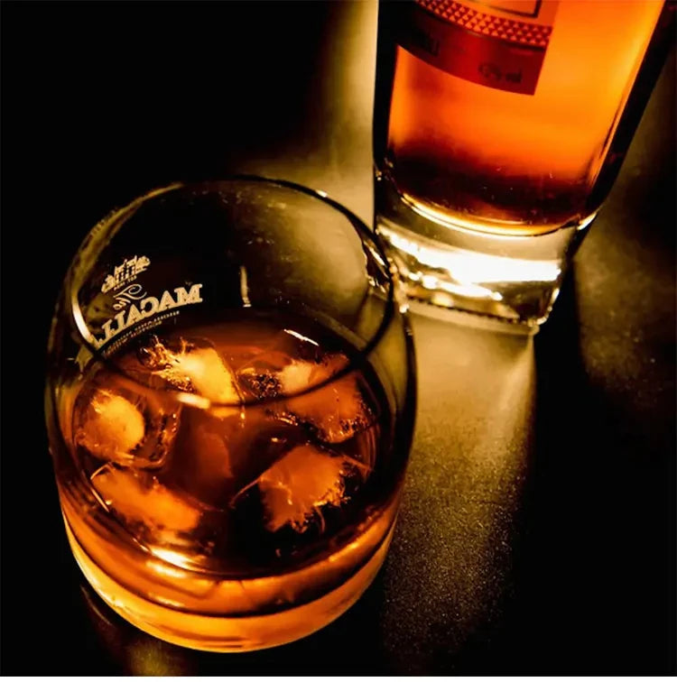 Macallan Exclusive Single Malt Whiskey Glass Crystal Wine Tumbler Vodka Cognac Brandy Snifter Gather Together Mouth Tasting Cup