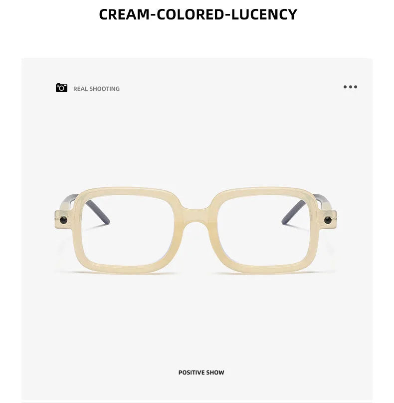 UVLAIK Myopia Optical Glasses Frame Men Women Retro Square Sunglasses Fashion Anti Blue Light Computer Goggles Eyglasses