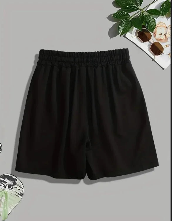 American Retro Men's Plus Size Sports Casual Shorts Summer New Men's and Women's Casual Streetwear Fashion
