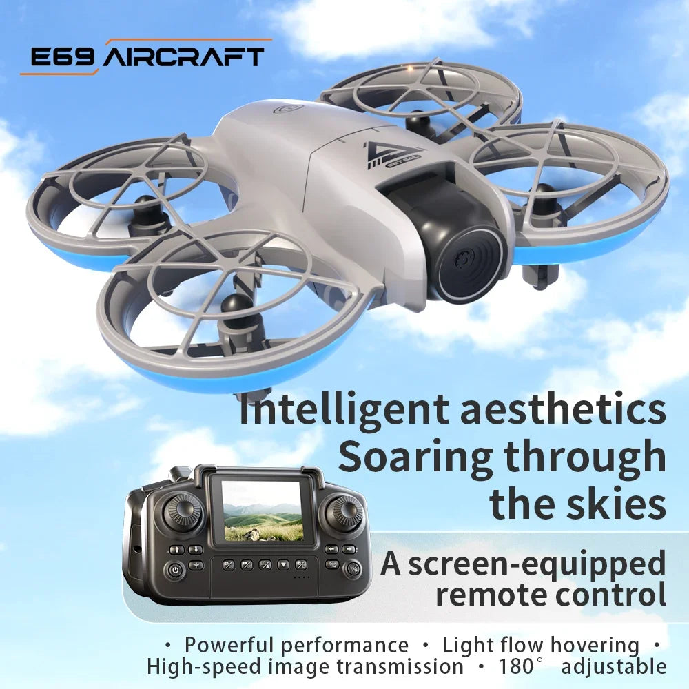 E69 Max Drone 5G GPS Return Professional 8K HD Aerial Photography 18000m RC Brushless Motor Optical Flow Quadcopter Toys
