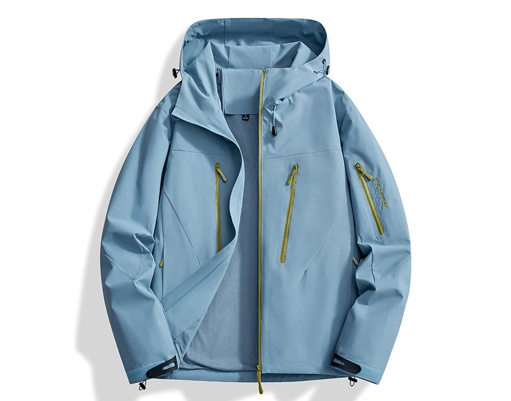 Spring Autumn Men's Climbing Waterproof Jackets Outdoor Men Hiking Rain Coats Men Sports Breathable Windbreaker Jacket Clothing