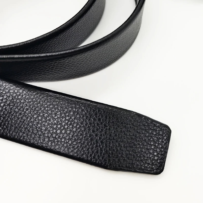 Men's Business Luxury Belt Jeans Automatic Adjustable Alloy Buckle Men PU Leather Waist Straps Belts