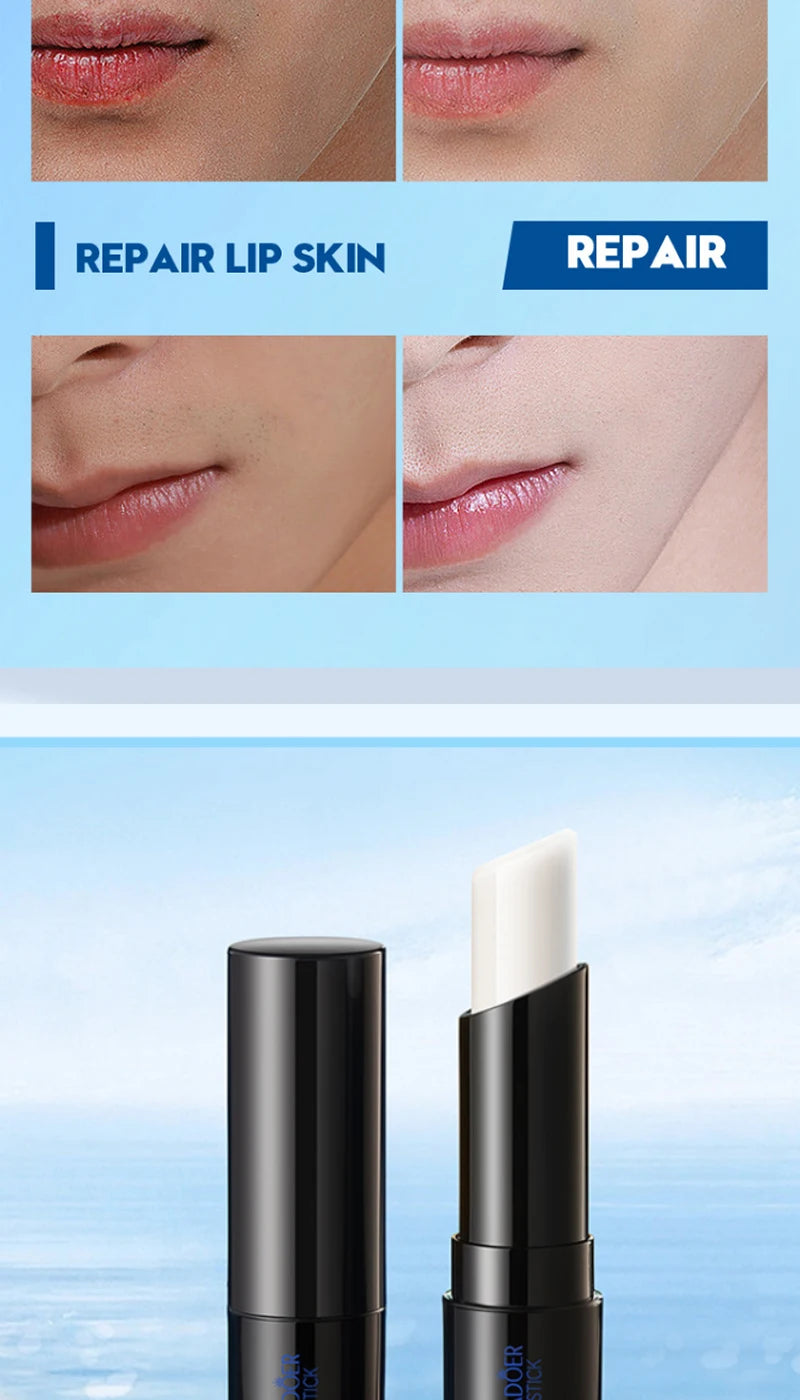 SADOER Men's Shark Grass Vaseline Lip Balm for Autumn and Winter to improve dryness,Beihu Moisturizing Hydrating Lip Balm