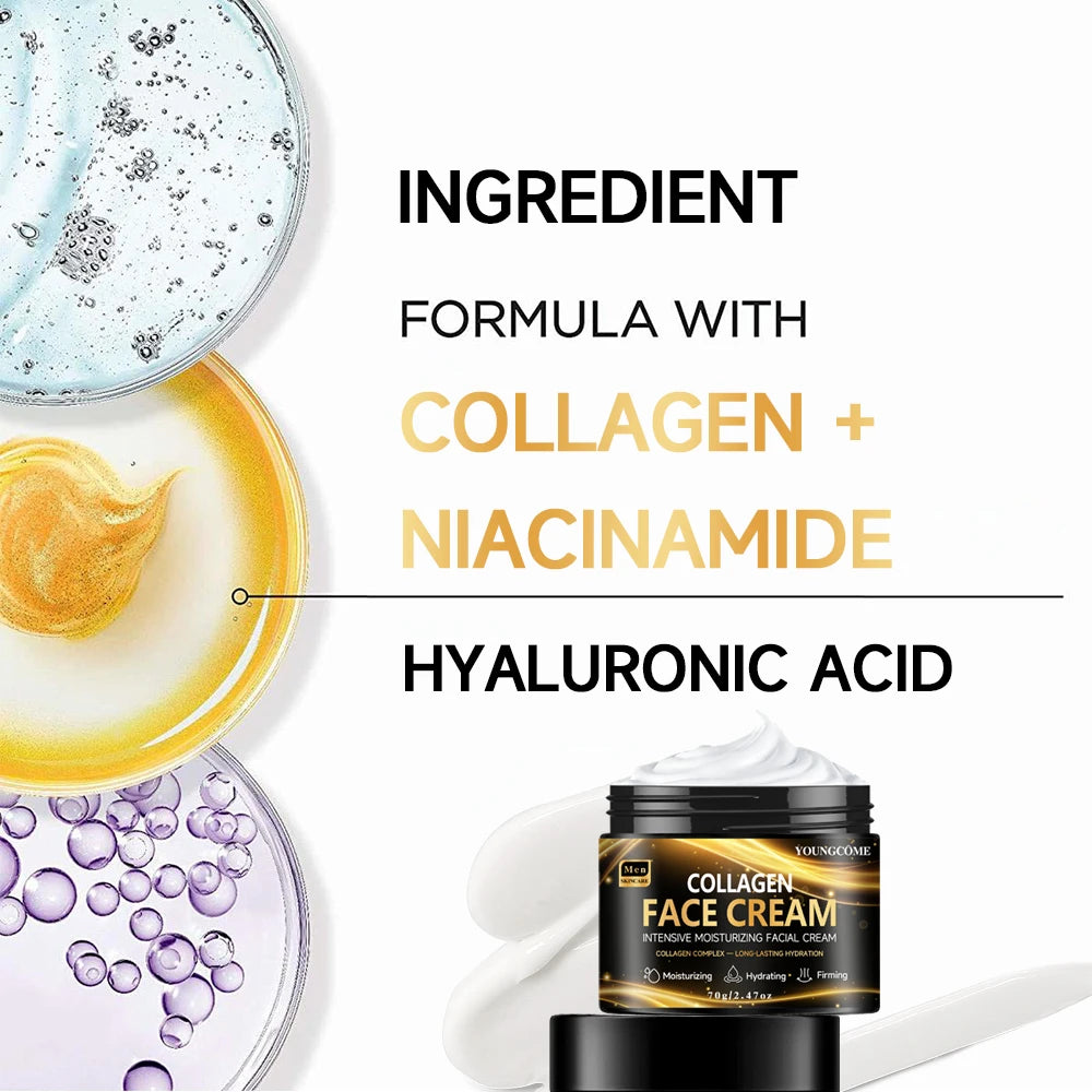 Men's Retinol collagen firming and moisturizing cream Moisturizing Cream Anti-Wrinkle Aging Firming Facial Face Men Skin Care