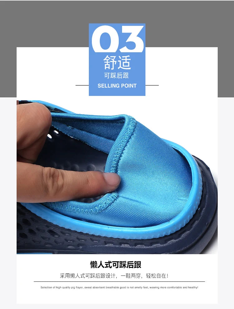 Plus size 47 Designer Summer Men's Sandals Outdoor Garden Men's Shoes Flat casual shoes Beach slippers Fashion slippers