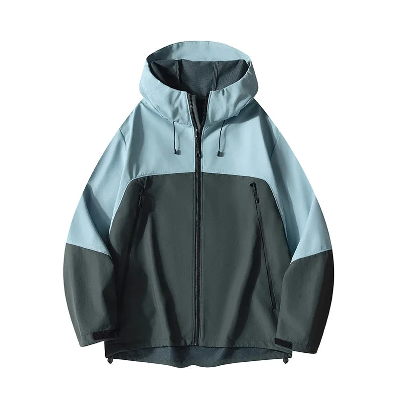 New Men Outdoor Jackets Men Spring Casual Hooded Jacket Coats Mens Autumn Waterproof Fashion Brand Windbreaker Jackets Male 3XL