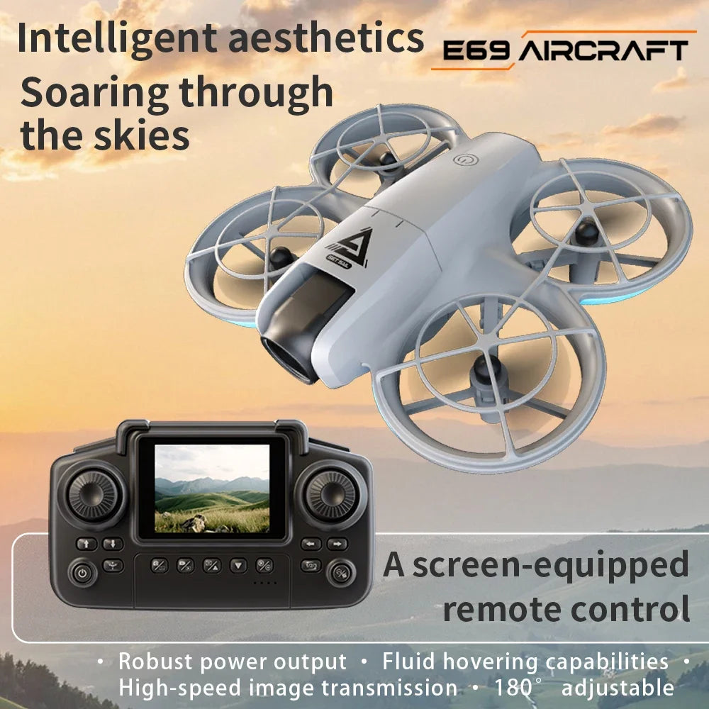E69 Max Drone 5G GPS Return Professional 8K HD Aerial Photography 18000m RC Brushless Motor Optical Flow Quadcopter Toys