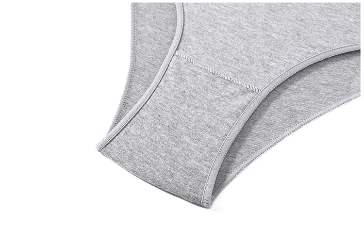 Meet'r Comfortable Cotton Underwear for Women Breathable Low Waist Panties, Seamless Lingerie Oversize Yoga Shorts