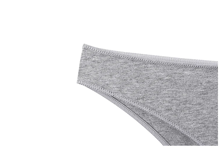 Meet'r Comfortable Cotton Underwear for Women Breathable Low Waist Panties, Seamless Lingerie Oversize Yoga Shorts