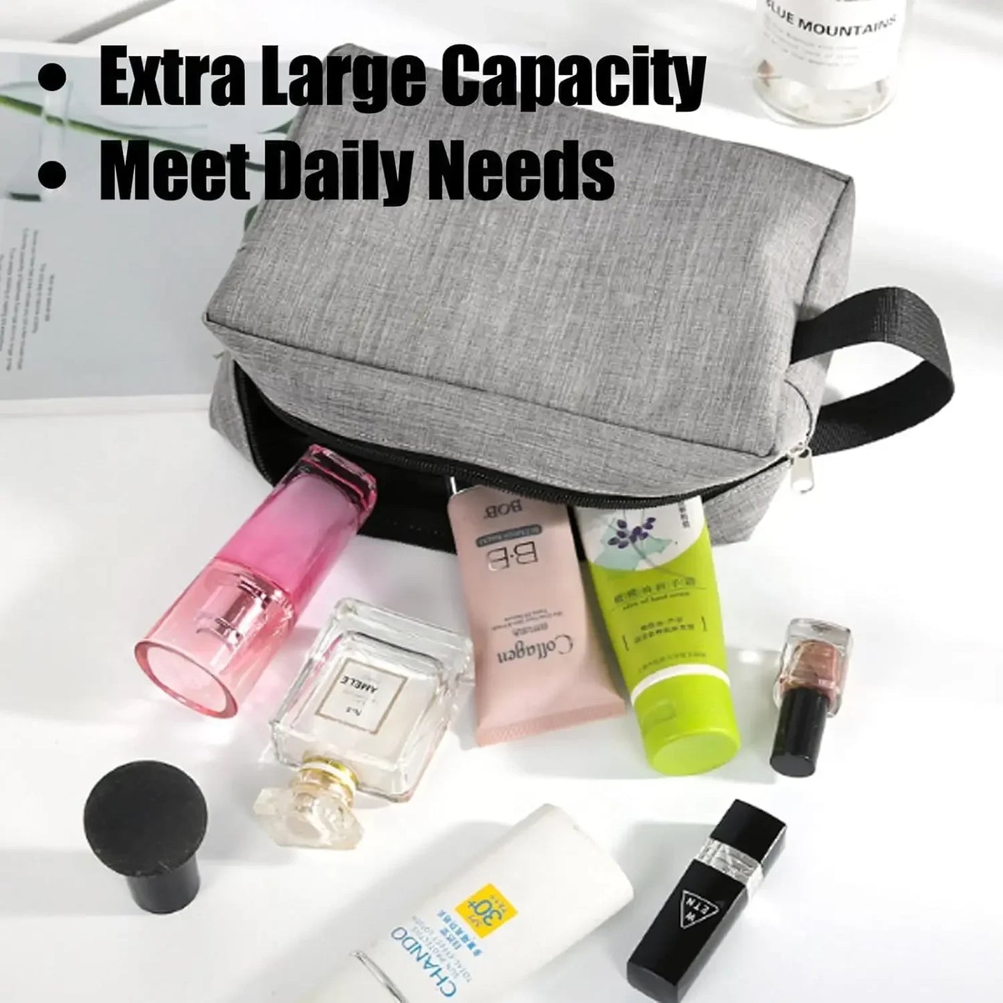 Large Capacity Travel Portable MEN'S Toiletries Bag WOMEN'S Portable Makeup Storage Bag Waterproof Beauty Toiletries Bag Handbag