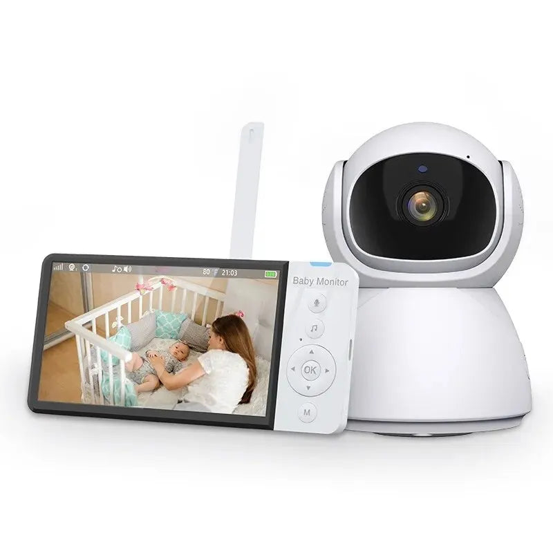 DBIT Baby Monitor Scurity Potection Cmera for Kids 5"IPS Screen 5000mAh Battery Night Vision 2-Way Audio Video Child Camera