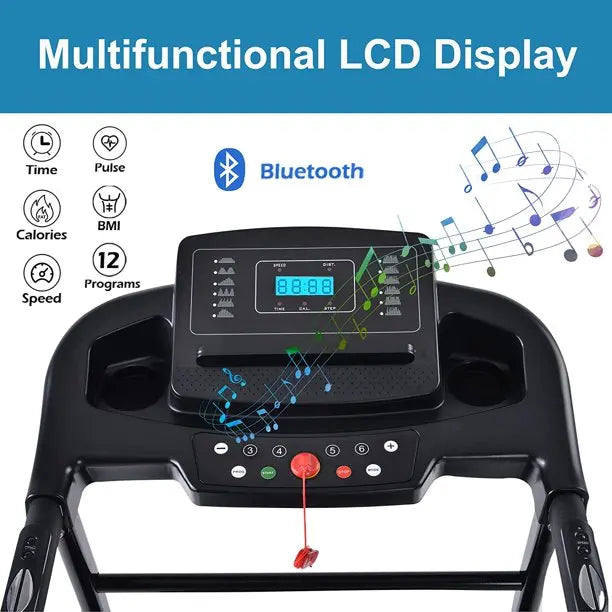Aerobic Sport 2.0HP Gym Equipment Folding Treadmill Home Use Electric Motorized Running Machine Treadmill Wholesale Partner