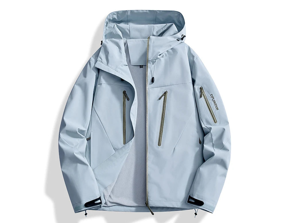 Spring Autumn Men's Climbing Waterproof Jackets Outdoor Men Hiking Rain Coats Men Sports Breathable Windbreaker Jacket Clothing