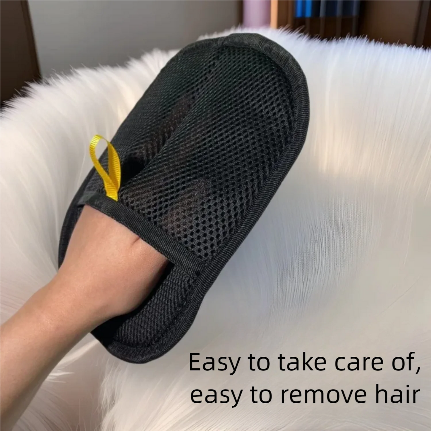 Pet Hair Removal Gloves Electrostatic Cat Dog Hair Remover for Carpet Clothing Cleaning Grooming Brush