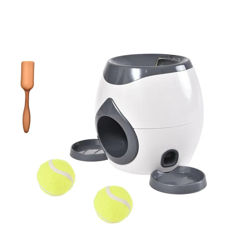 Automatic Ball Launcher for Dogs Mental Stimulation Interactive Training Dog Toys Indoor Outdoor Ball Thrower Machine Pet Toys
