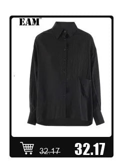 [EAM] Black Printed Back Zipper Sweatshirt New Round Neck Long Sleeve Women Big Size Fashion Tide Spring Autumn 2026 1DJ0624