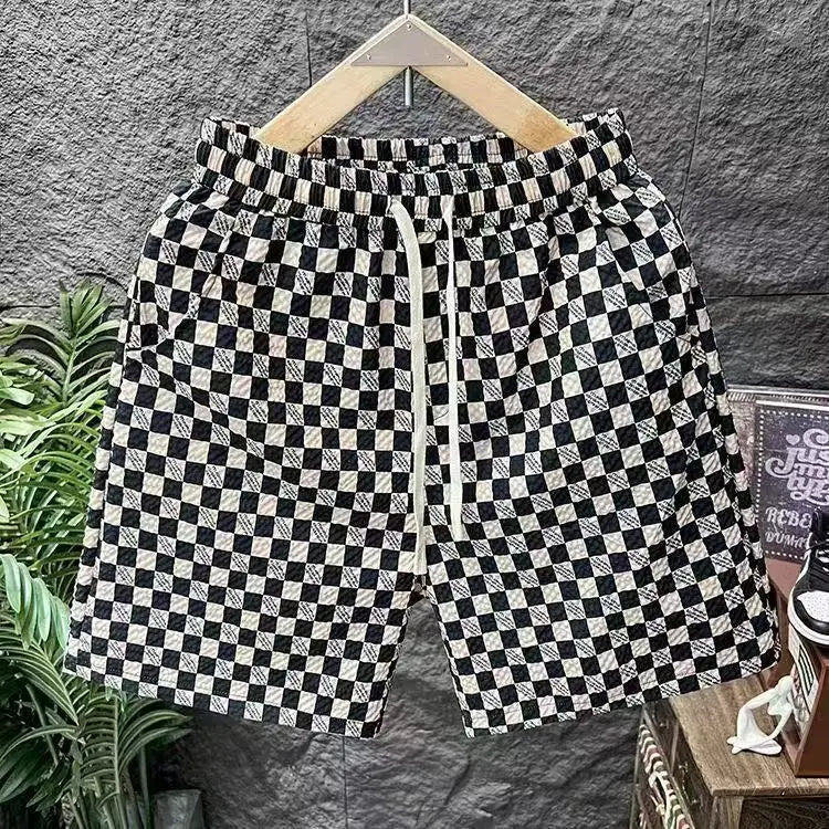 Summer casual shorts thin loose fashionable men's ins sports five-point beach pants
