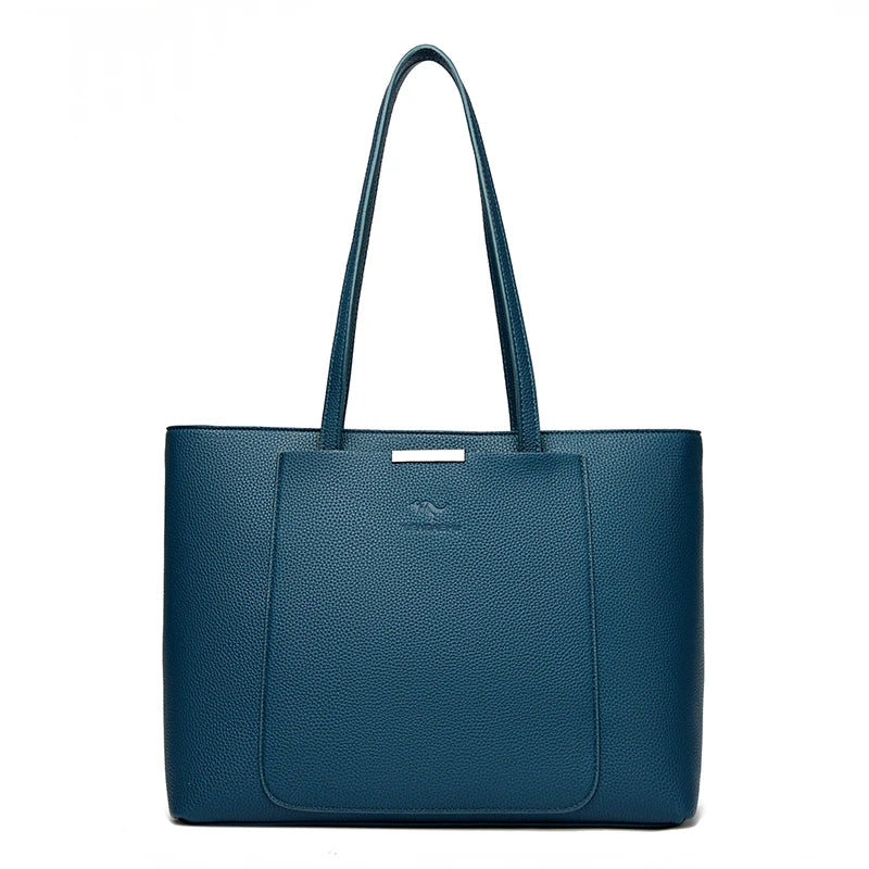 Large Capacity Women Shoulder Tote Bag Pu Leather Hand Bags for Women 2025 Designer Daily commuting Handbags HIgh Quality Sac