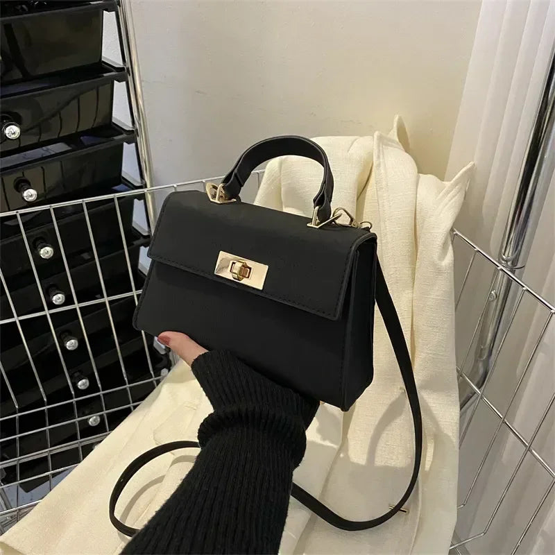 Women's Plaid Crossbody Bag PU Leather - Lightweight Shoulder Purse for Office, Commute & Travel 크로스백