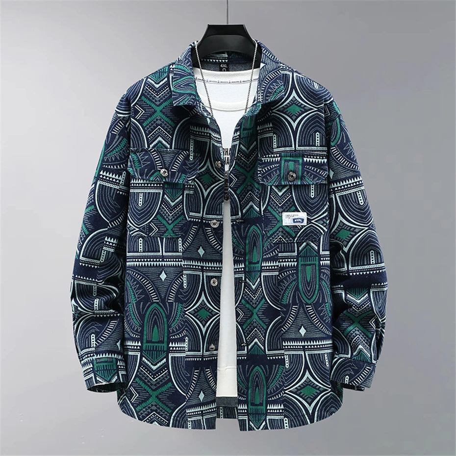 Vintage Denim Jacket Men Streetwear Cargo Jacket Coat Plus Size 11XL 12XL Spring Autumn Denim Coat Big Size 10XL