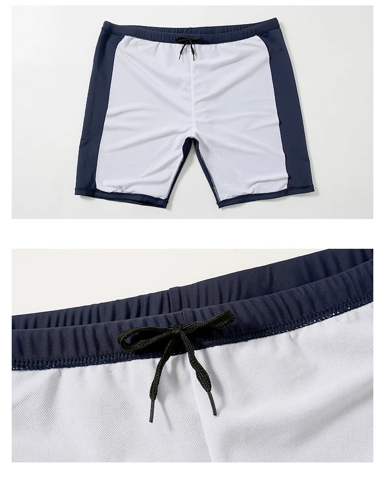Men swimwear Plus Size Mens Swimming Trunks Sports Swim Wear 135kg Bottoms Hot Spring  Adult Shorts Printing Pants Beach