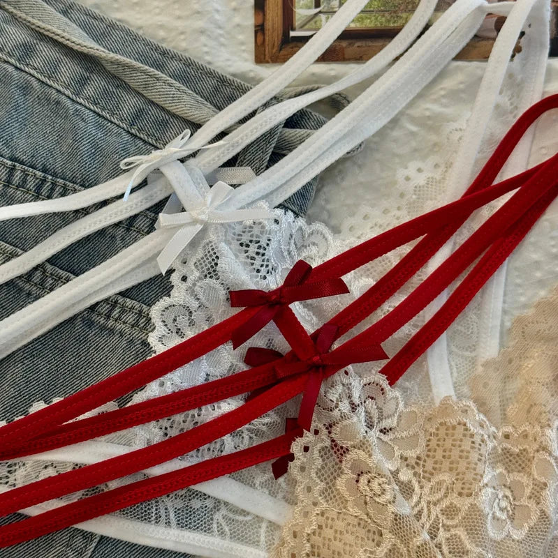 Women's Panties Solid Color Lace Panties Hollow Design Breathable Mesh Lingerie Sexy Underwear For Women