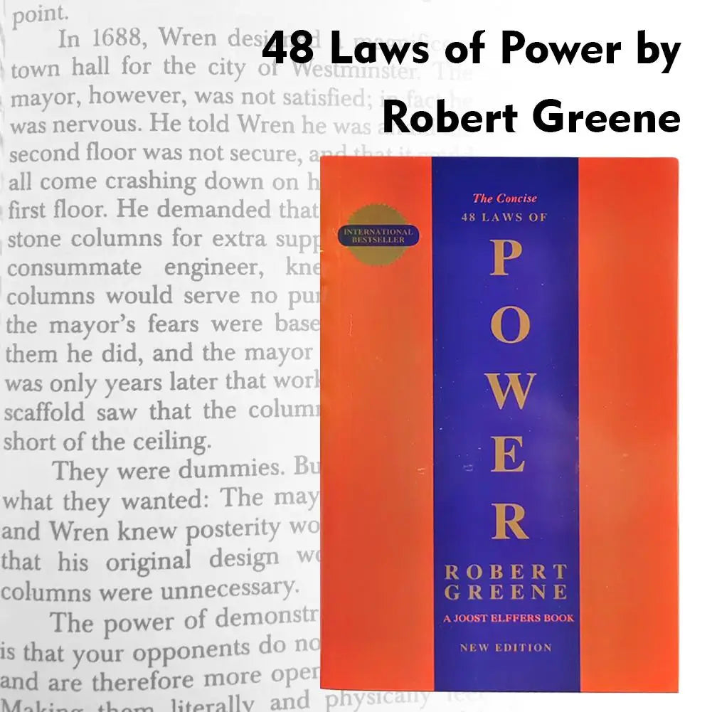 The Concise 48 Laws of Power English Book By Robert Greene Political Leadership Political Philosophy Motivation Books for Adult