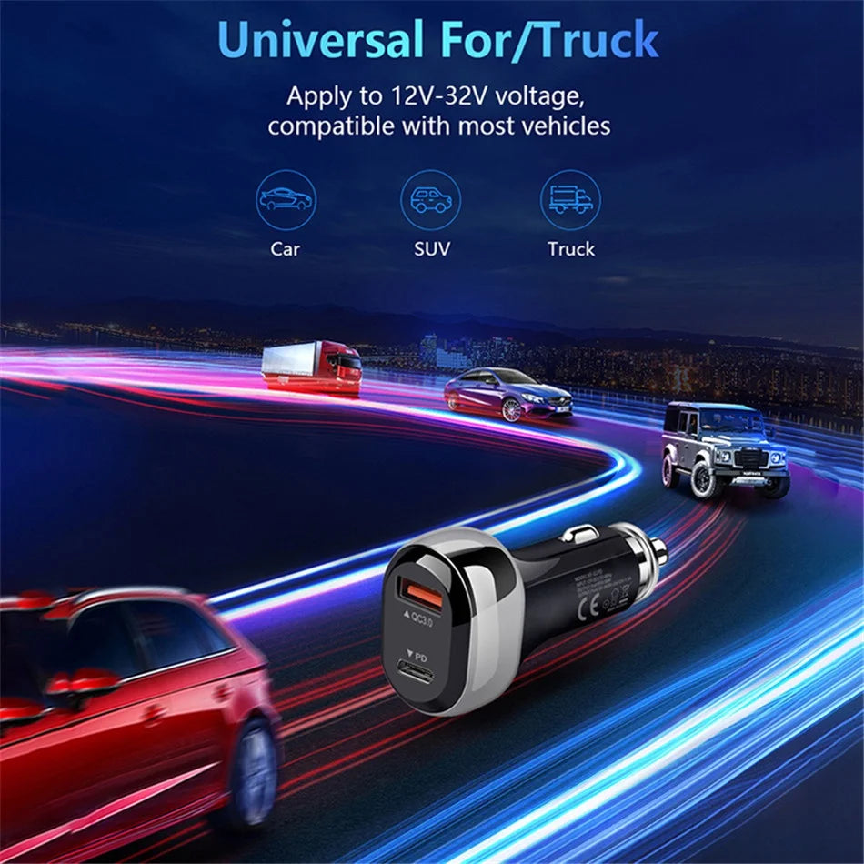 High Quality 3.1A Dual USB Car Charger 2 Port LCD Display Voltmeter 12-24V Cigarette Lighter Socket Car Charger Adapter