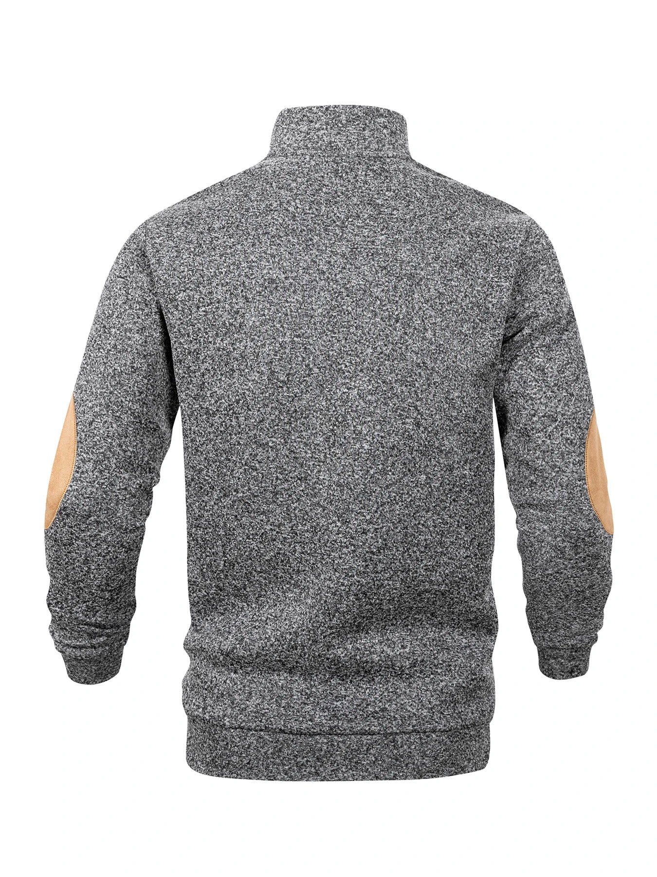 Spring Autumn Men's Casual Pullover Button Down Stand Collar Henley Polo Coats Long Sleeve Stand Collar Sweatshirts for Sport