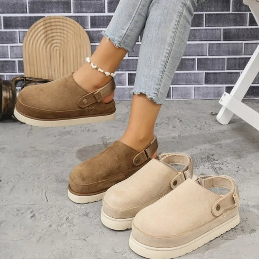 Woman Slippers Leather Non-Slip Soft Platform Shoes Flip Flops Summer Wedge Slippers Lightweight Orthopedic Sandals Slides Women