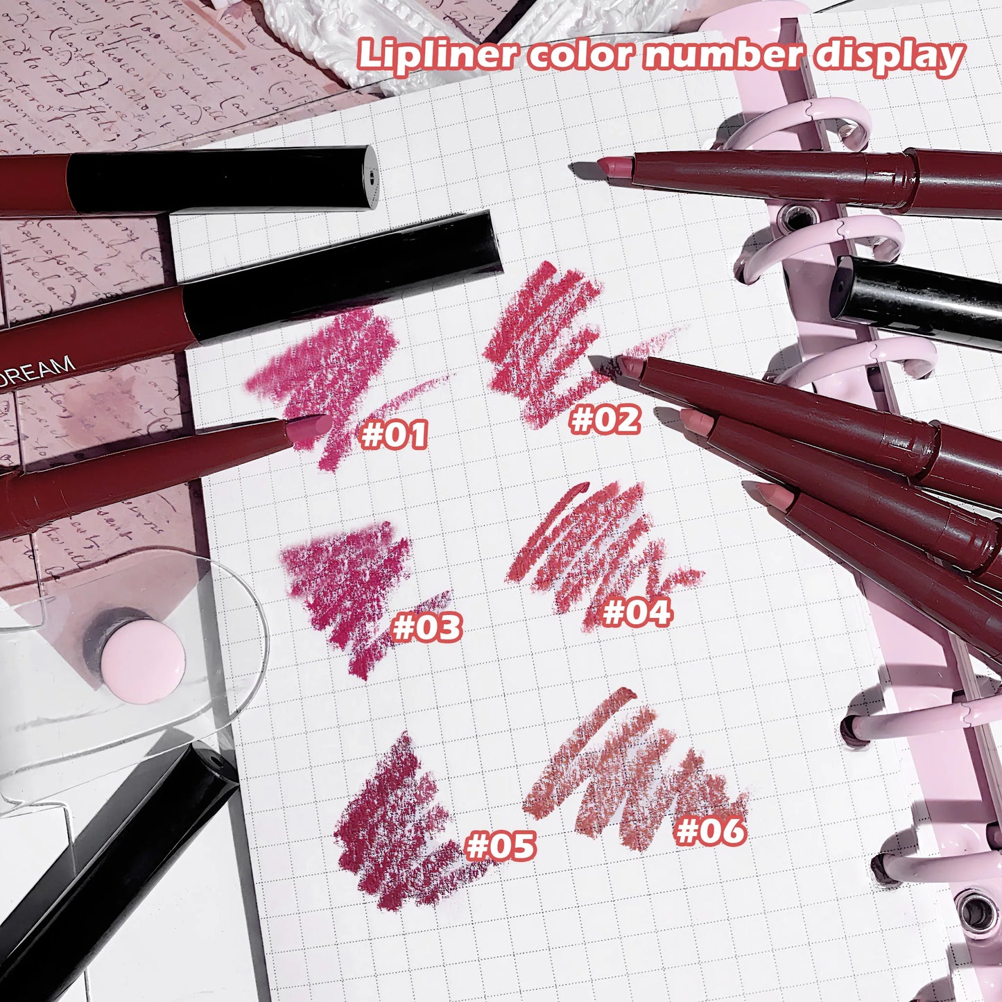 Waterproof Lip Liner & Gloss Set – High Pigment, Long-Lasting, DIY Lip Looks, Unisex, Certified, Smooth & Non-Irritating