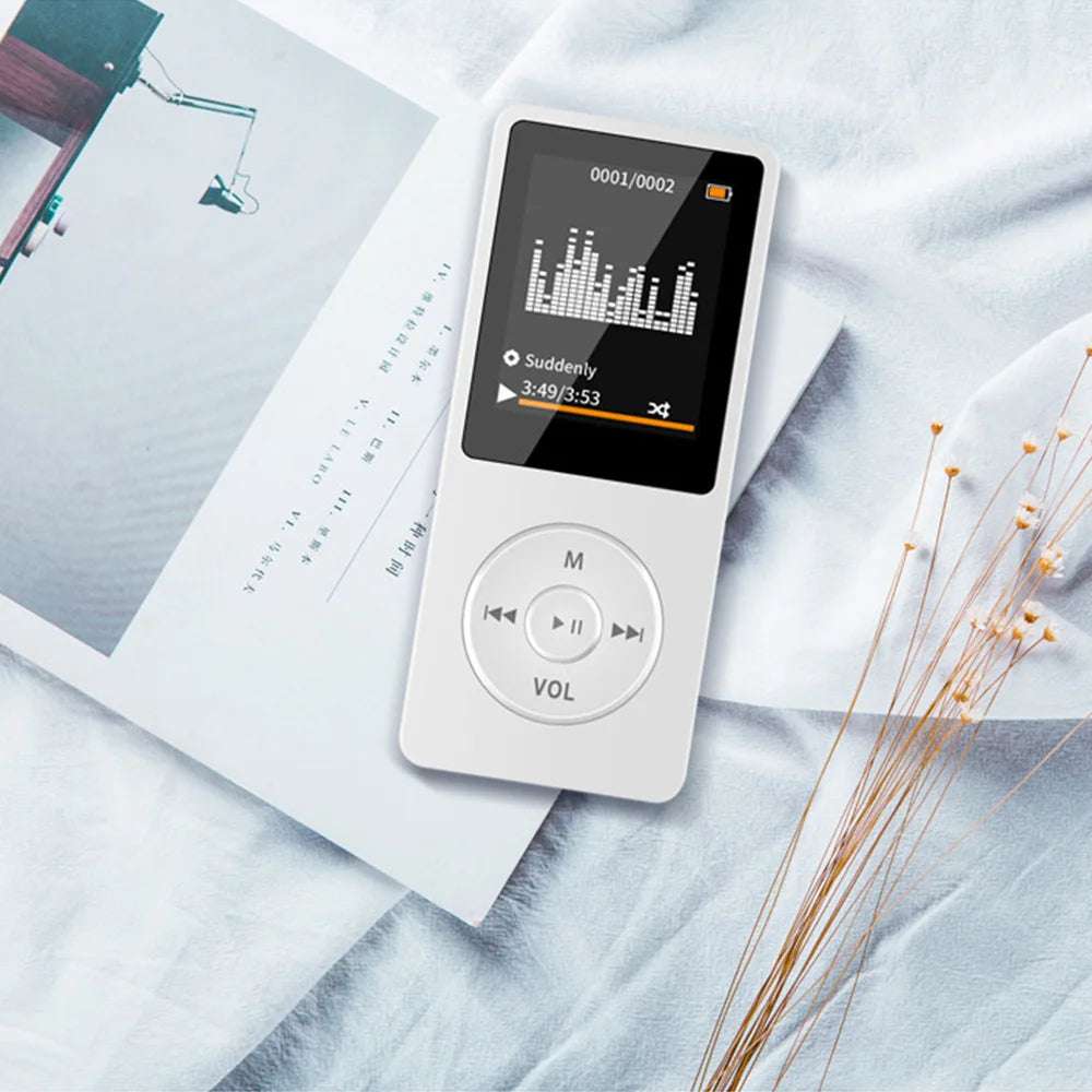 Portable MP3 Player With LCD Screen FM Radio Video Hifi MP4 Player Movies E-books Music Players Built-in Microphone Dropshipping