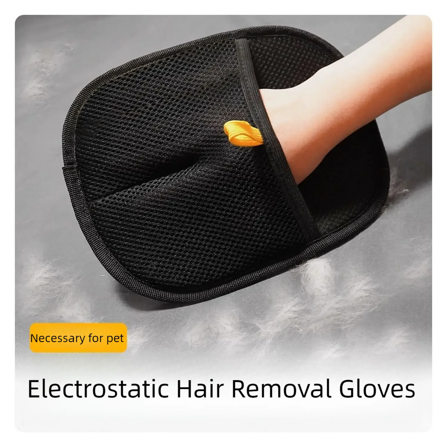 Pet Hair Removal Gloves Electrostatic Cat Dog Hair Remover for Carpet Clothing Cleaning Grooming Brush