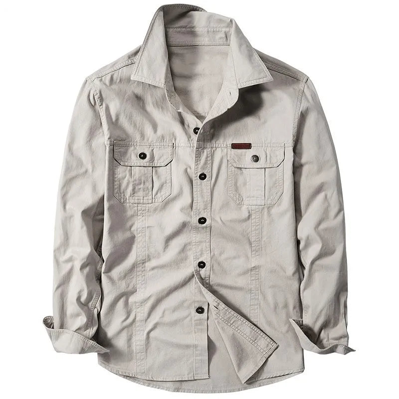 Men's Spring Tactical Soldiers Combat Long Sleeve Shirt Male Autumn Breathable Sport Tops Long Sleeve Slim Fit Shirts Size M-6XL