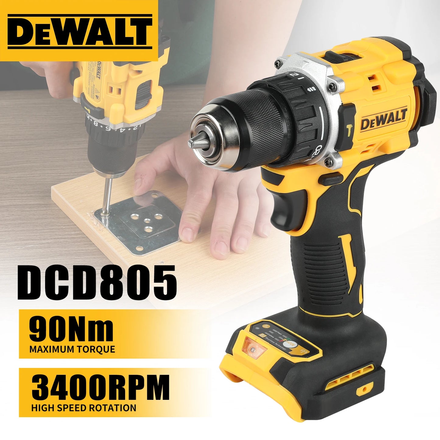 DeWalt impact drill drilelectric hand drill, Angle grinder polishing machine,DeWalt Bag combination Kit DCG405NT & DCD805