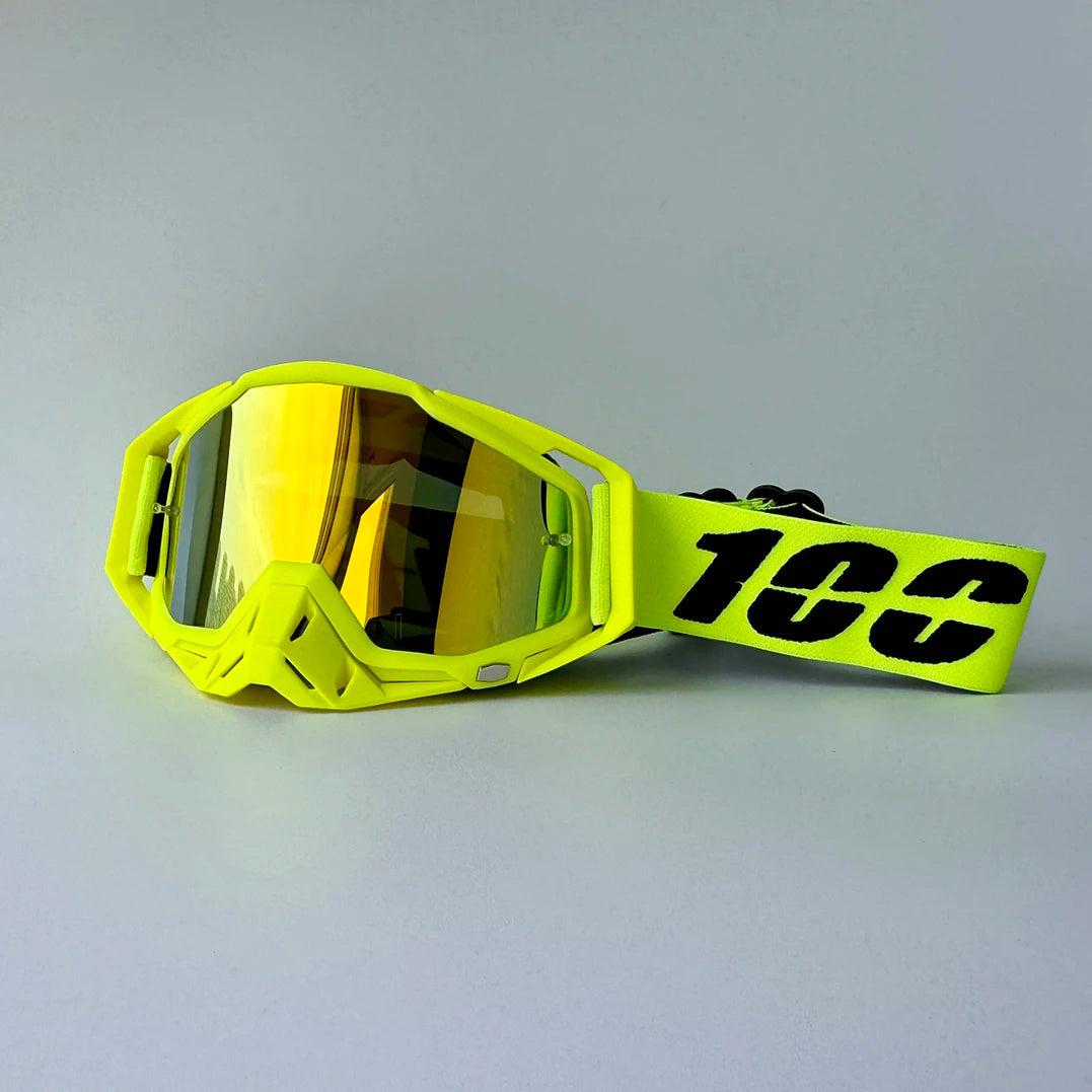 100 Motocross Goggles HD Lens Motorcycle Anti-fog Eyeglasses Sports Windproof Protect Riding  Men Women Moto MX MTB Sunglasses