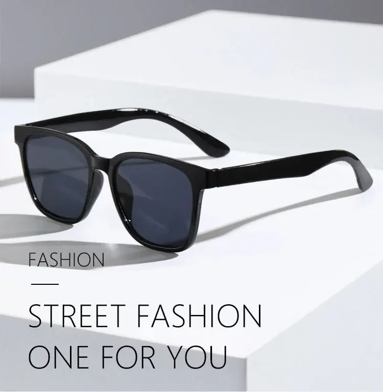 Retro Classic Vintage Square Sunglasses Women Oversized Sunglasses Women Men Retro Leopard Luxury Sun Glasses UV400 Glasses