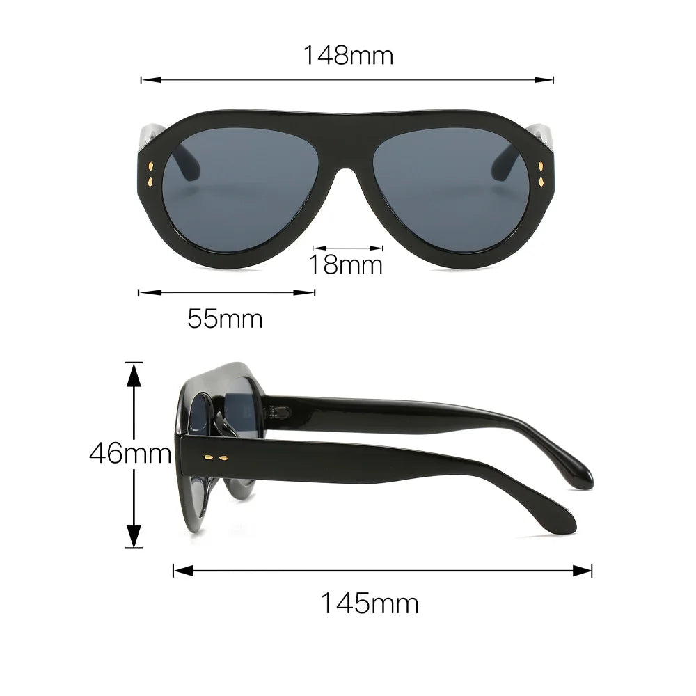 2025 New in Vintage Sunglasses for Women Modern Fashion Red Gradient Round Glasses Glasses Women Gift for Womens Sunglasses