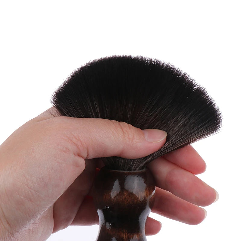 Natural Razor Brush with Wood Handle Badger Hair Men's Shaving Brush Barber Salon Men Facial Beard Cleaning Appliance Shave Tool