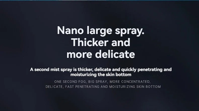 Handheld  mini spray face Steam meter  Nano spray water refill meter charging Portable eye moistening face humidifier household