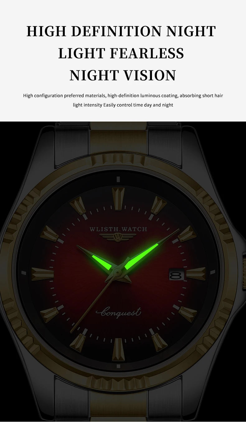 High end business men's quartz watch, fashionable and versatile watch, Valentine's Day gift for boyfriend