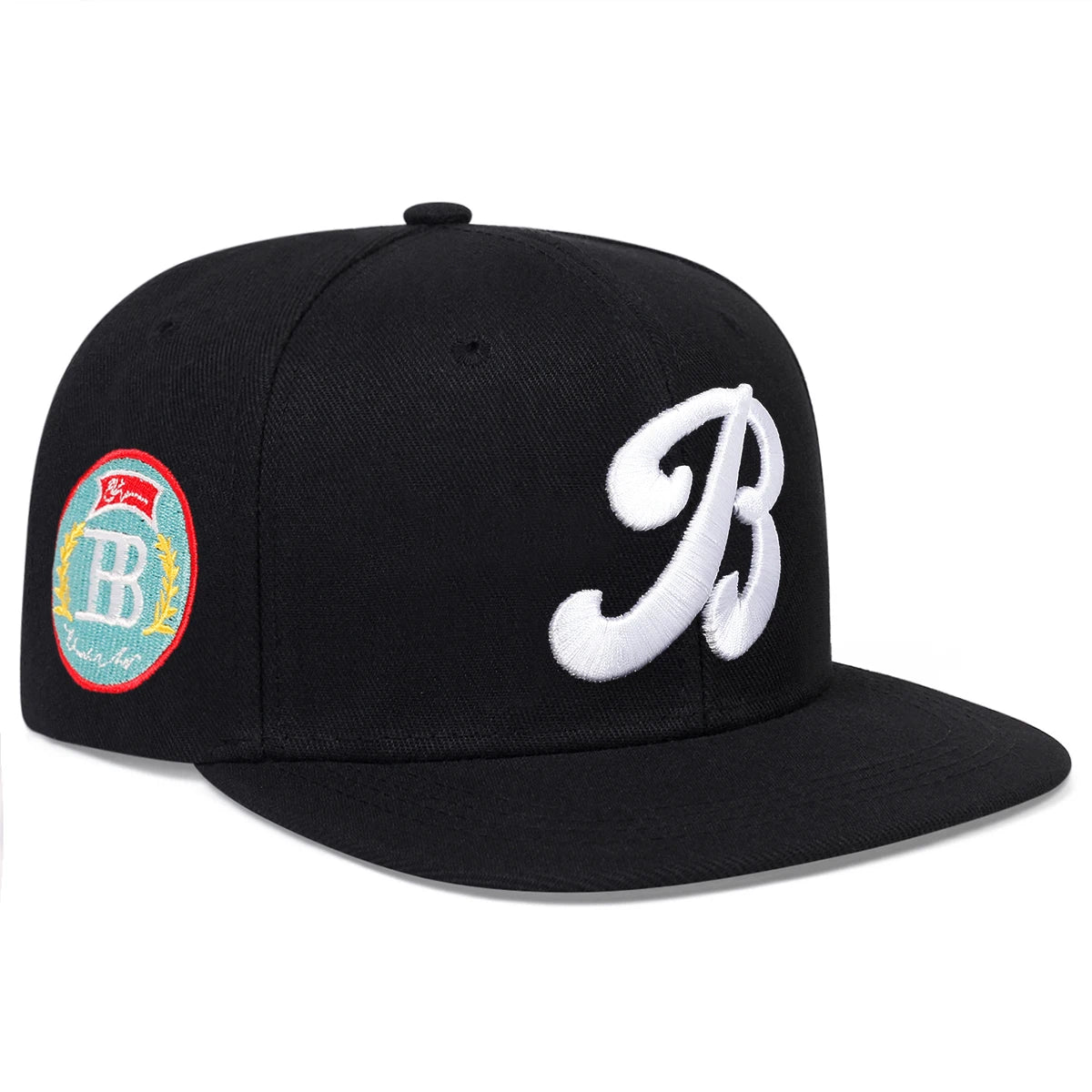 Unisex B Letter Embroidery Hip-hop Hats Spring Autumn Outdoor Adjustable Casual Baseball Caps Sunscreen Hat