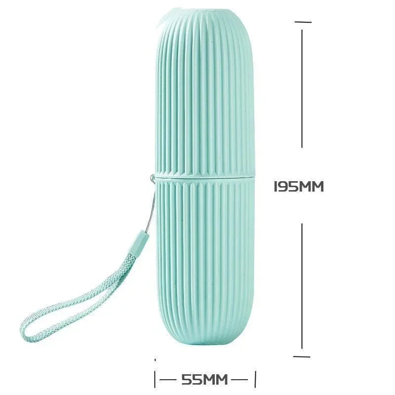 Travel Portable Toothbrush Toothpaste Holder Storage Case Box Organizer Household Storage Cup