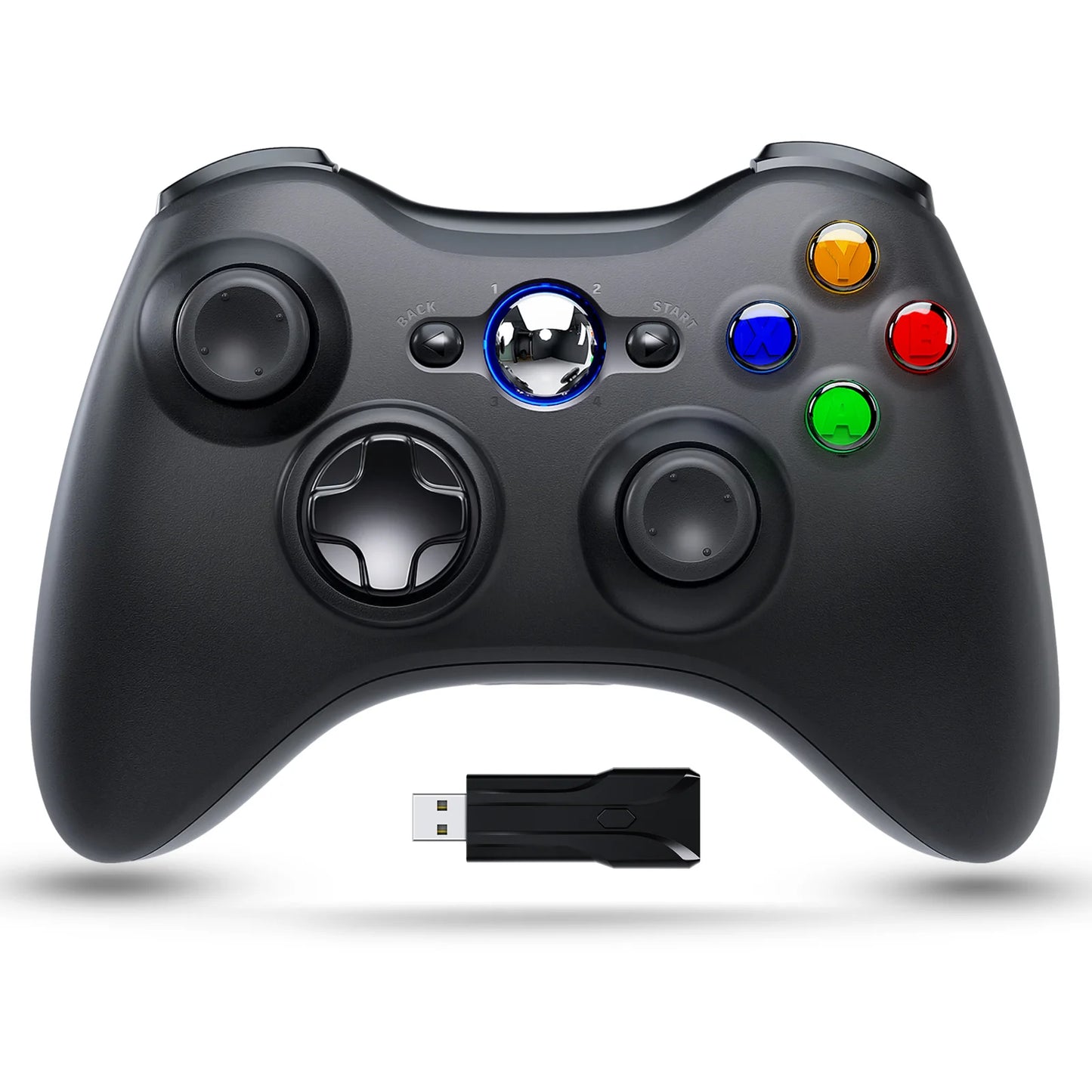 GAMROMBO Game Controller For Xbox 360/Slim/Windows7/8/10 Gamepad Wired/Wireless Controle Joystick Dual Vibration Gaming  Rocker